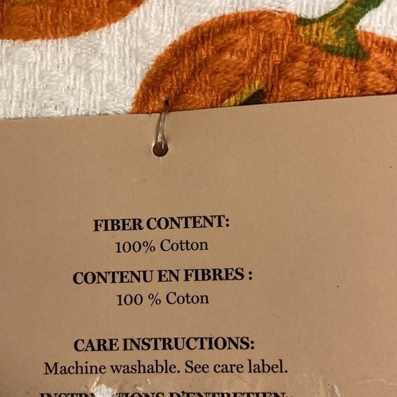 NEW! MARTHA STEWART 2 Pack HALLOWEEN JACK-O-LANTERN KITCHEN TOWELS & Mini Mitts - Picture 6 of 8